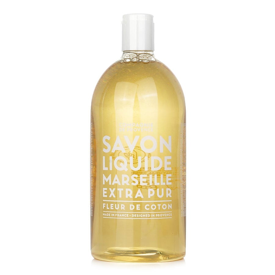 Liquid Marseille Soap Cotton Flower Refill  --1000ml/33.8oz Compagnie De Provence
