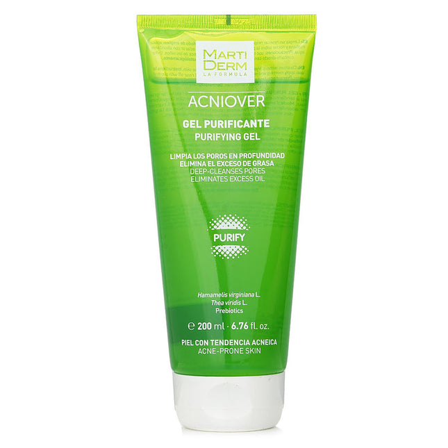 Martiderm Acniover Purifying Gel Deep-Cleanses Pores Eliminates Excess Oil (For Acne-Prone Skin) 200ml/6.76oz