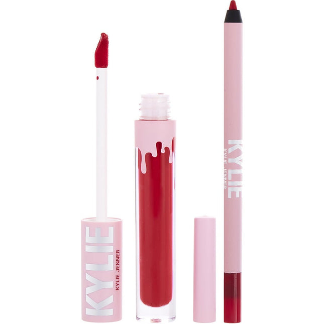 Kylie By Kylie Jenner Velvet Lip Kit: Velvet Liquid Lipstick 3ml + Lip Liner 1.1g 2pcs