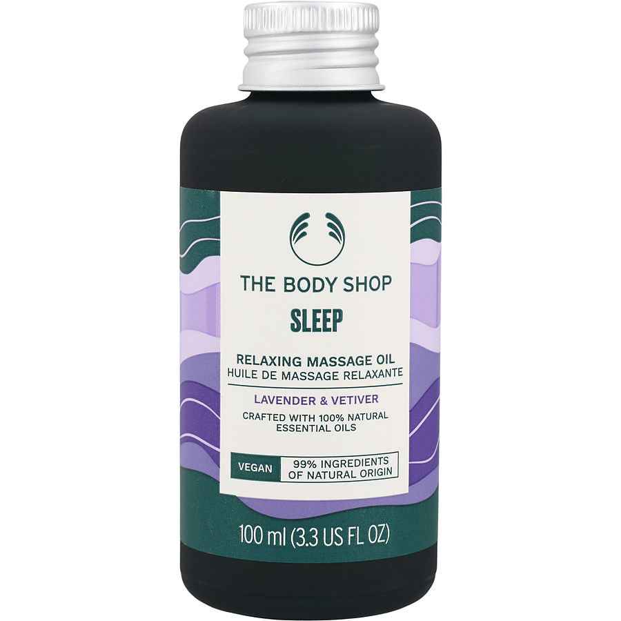 The Body Shop Lavender & Vetiver Sleep Relaxing Massage Oil 100ml/3.3oz