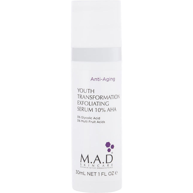 M.A.D. Skincare Youth Transformation Exfoliating Serum 10% Aha 30ml/1oz