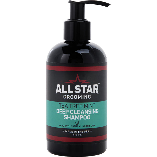 All Star Grooming Tea Tree Mint Deep Cleansing Shampoo 8 oz