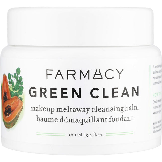 Green Clean Makeup Meltaway Cleansing Balm --100ml/3.4oz Farmacy