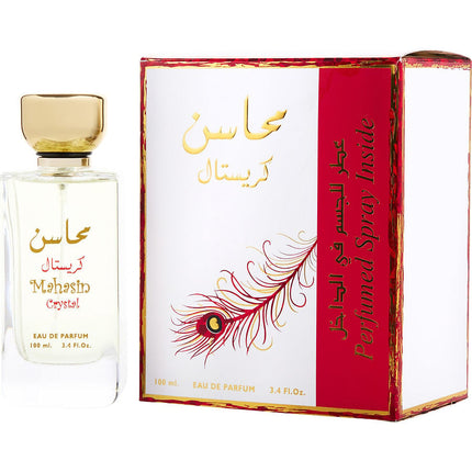 Lattafa Mahasin Crystal By Lattafa Eau De Parfum Spray 3.4 Oz