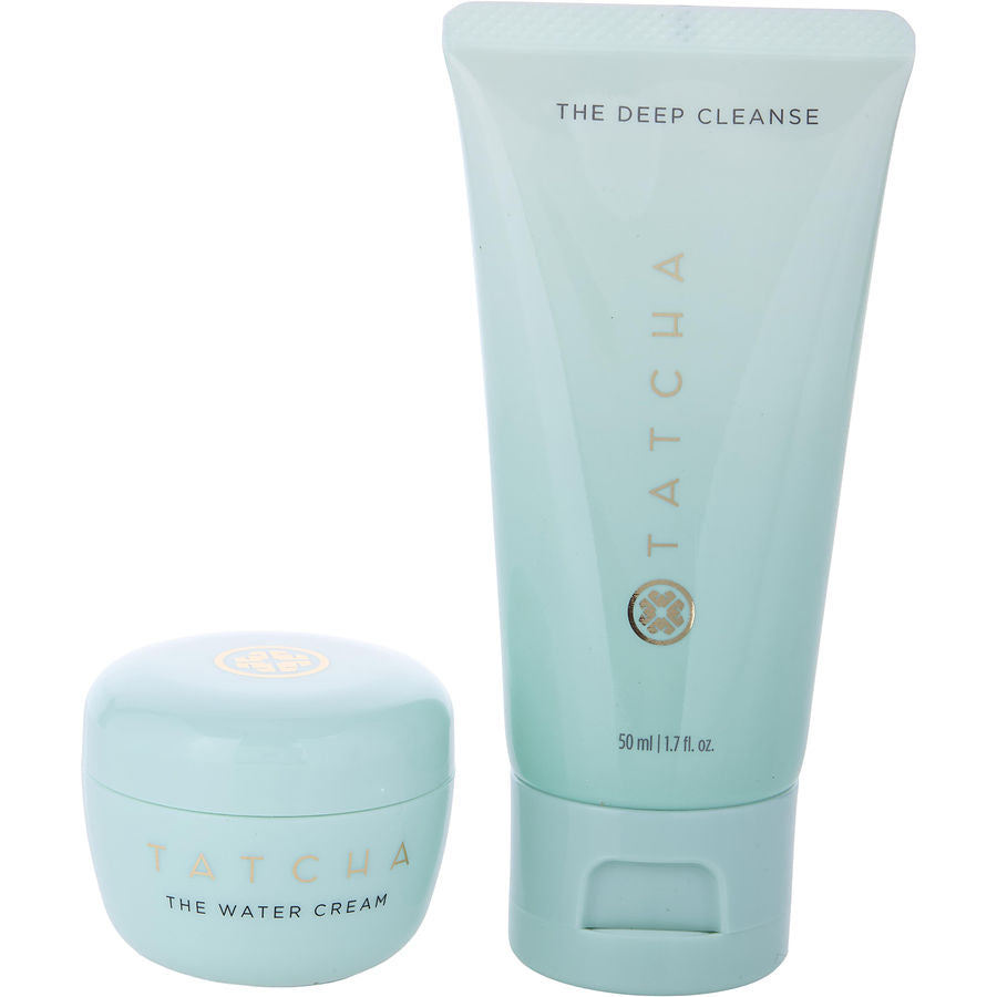 Tatcha Water Duo Set: Cream 10ml + Deep Cleanse 50ml --2pcs