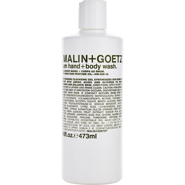 Rum Hand & Body Wash --473ml/16oz Malin + Goetz