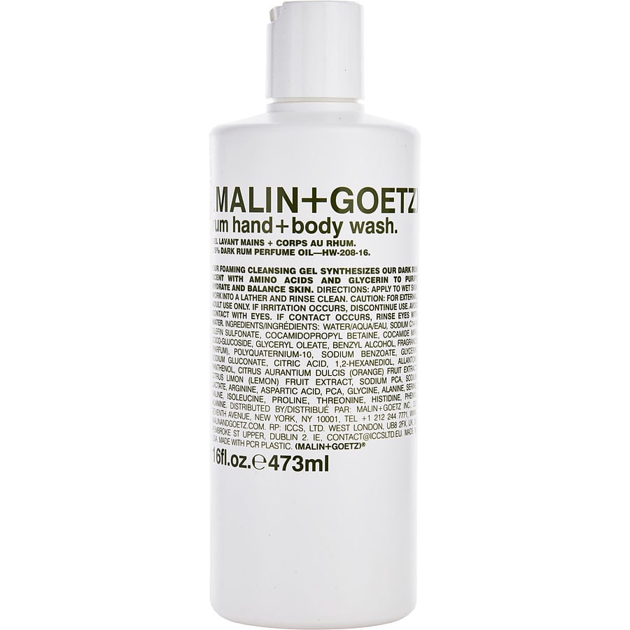 Rum Hand & Body Wash --473ml/16oz Malin + Goetz