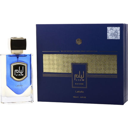Lattafa Liam Blue Shine By Lattafa Eau De Parfum Spray 3.4 Oz