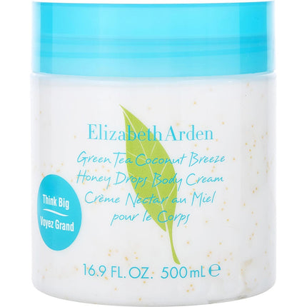 Green Tea Coconut Breeze By Elizabeth Arden Honey Drops Body Cream 16.9 Oz