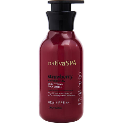 Strawberry Brightening Body Lotion --400ml/13.5oz