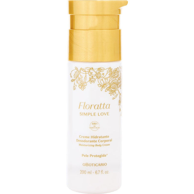 Floratta Simple Love By Floratta Moisturizing Body Cream 6.7 Oz Floratta