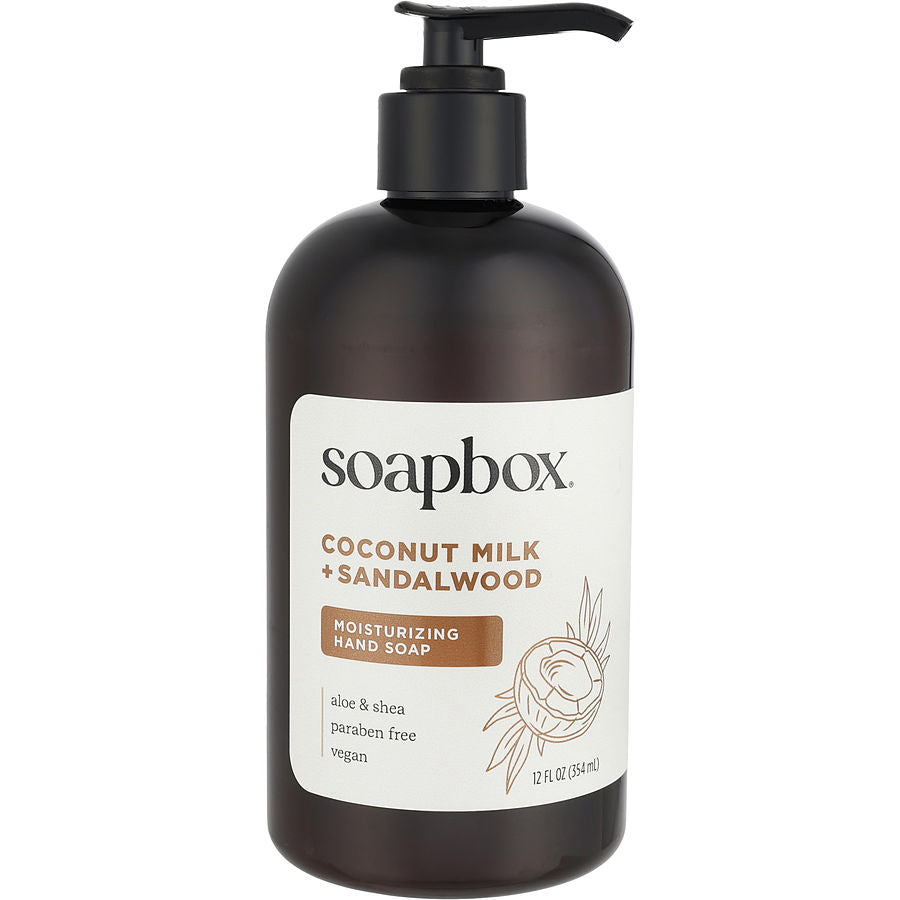 Soapbox Coconut Milk & Sandalwood Liquid Hand Soap 354ml/12oz
