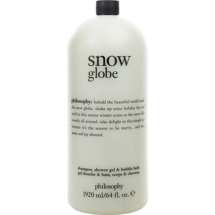 Snow Globe Shampoo, Shower Gel & Bubble Bath --1920ml/64oz
