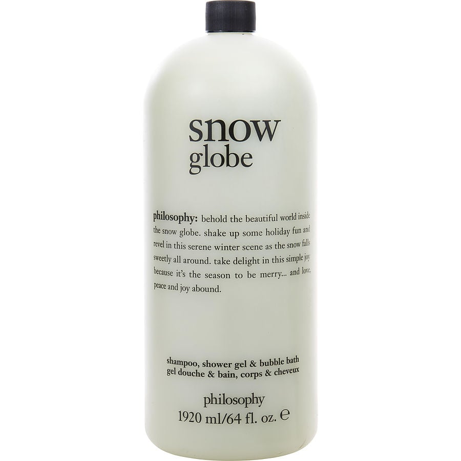 Snow Globe Shampoo, Shower Gel & Bubble Bath --1920ml/64oz Philosophy