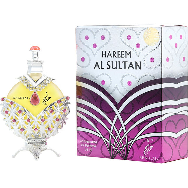 Khadlaj Hareem Al Sultan Silver By Khadlaj Concentrated Oil Perfume 1.18 Oz Khadlaj