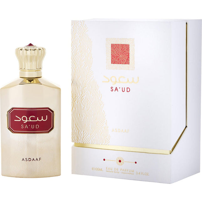 Asdaaf Sa'ud By Lattafa Eau De Parfum Spray 3.4 Oz