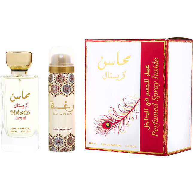 Lattafa Gift Set Lattafa Mahasin Crystal By Lattafa