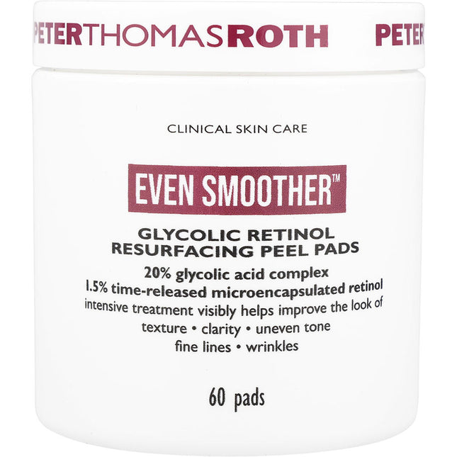 Even Smoother Glycolic Retinol Resurfacing Peel Pads --60ct Peter Thomas Roth