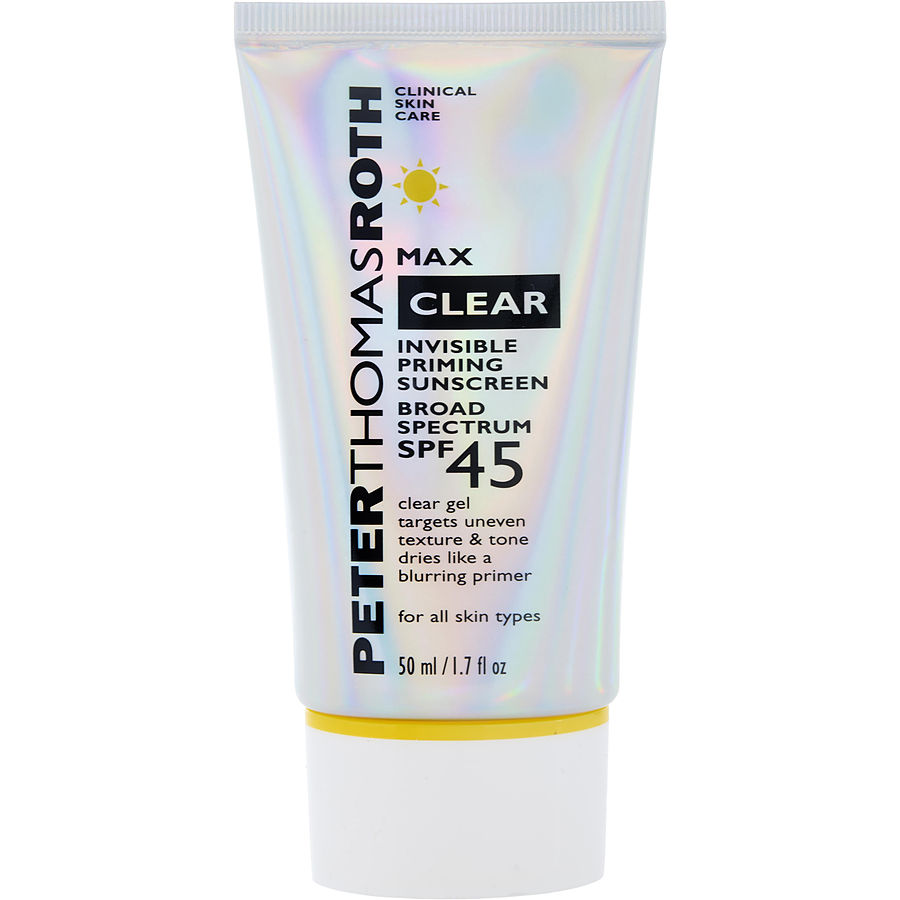 Peter Thomas Roth Max Clear Invisible Priming Sunscreen Broad Spectrum Spf 45 50ml/1.7oz