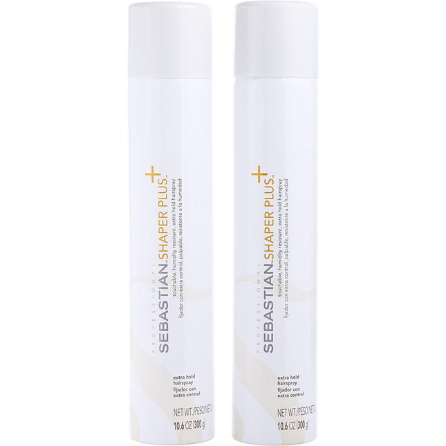 Shaper Plus Extra Hold Hairspray 10.6 Oz (2 Pack) Sebastian