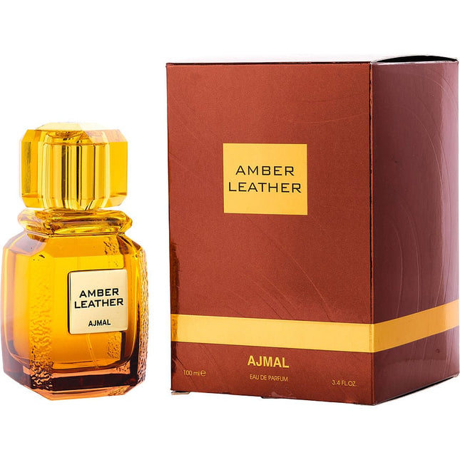 Ajmal Amber Leather By Ajmal Eau De Parfum Spray 3.4 Oz