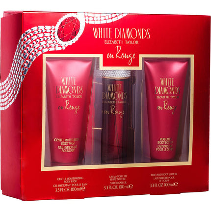 Elizabeth Taylor Gift Set White Diamonds En Rouge By Elizabeth Taylor