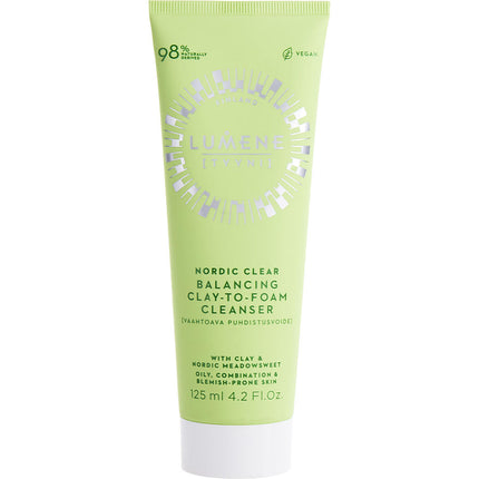 Nordic Clear Balancing Clay-to-foam Cleanser --125ml/4.2oz