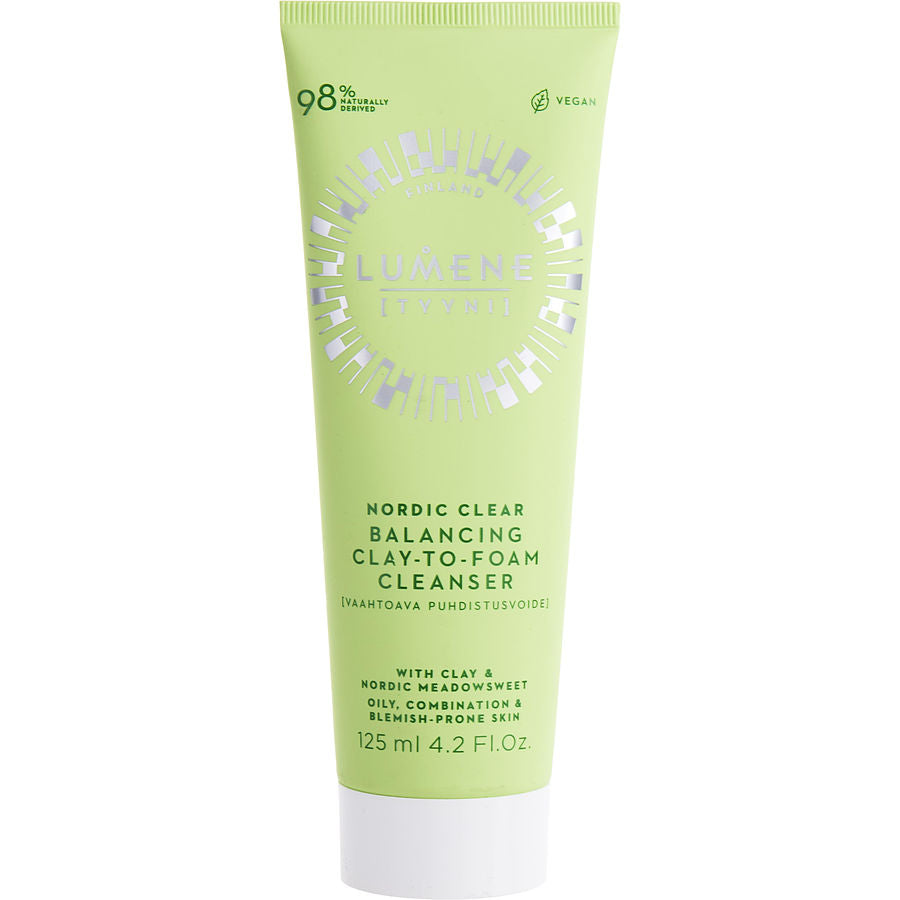Nordic Clear Balancing Clay-to-foam Cleanser --125ml/4.2oz Lumene