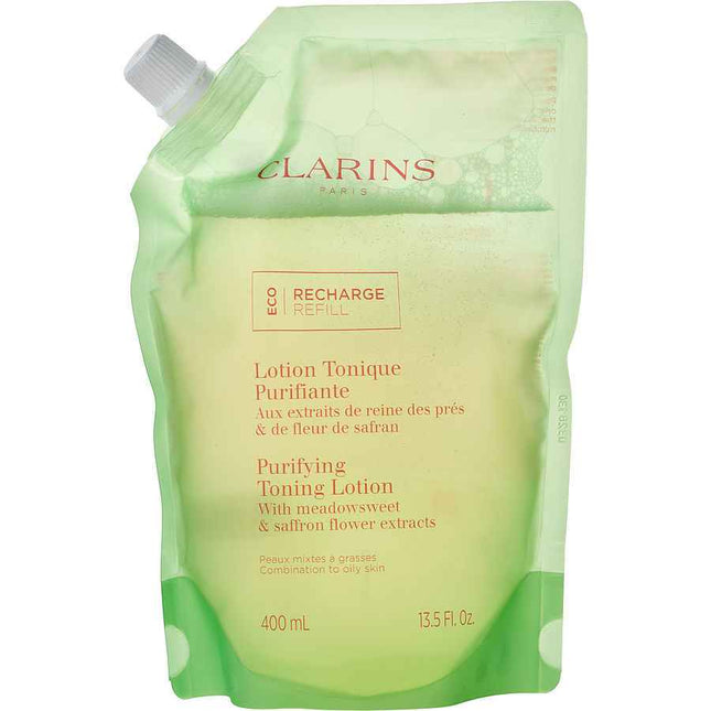Clarins Purifying Toning Lotion With Meadowsweet & Saffron Flower Extracts Eco Refill - Combination To Oily Skin 400ml/13.5oz