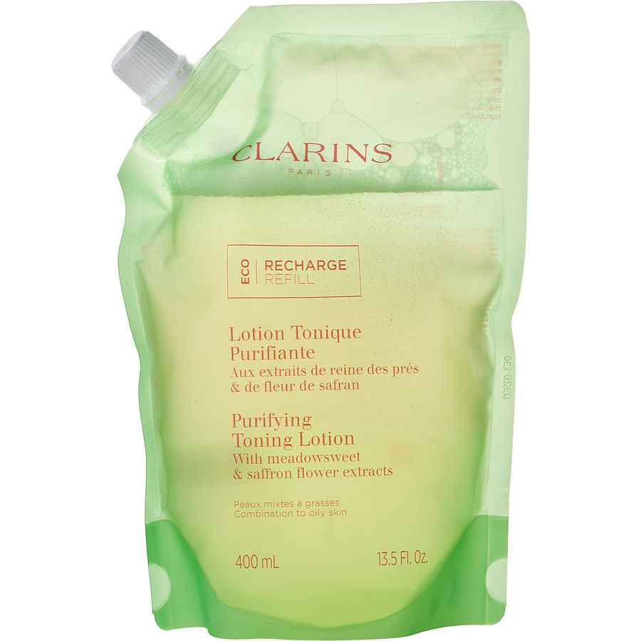 Clarins Purifying Toning Lotion With Meadowsweet & Saffron Flower Extracts Eco Refill - Combination To Oily Skin 400ml/13.5oz