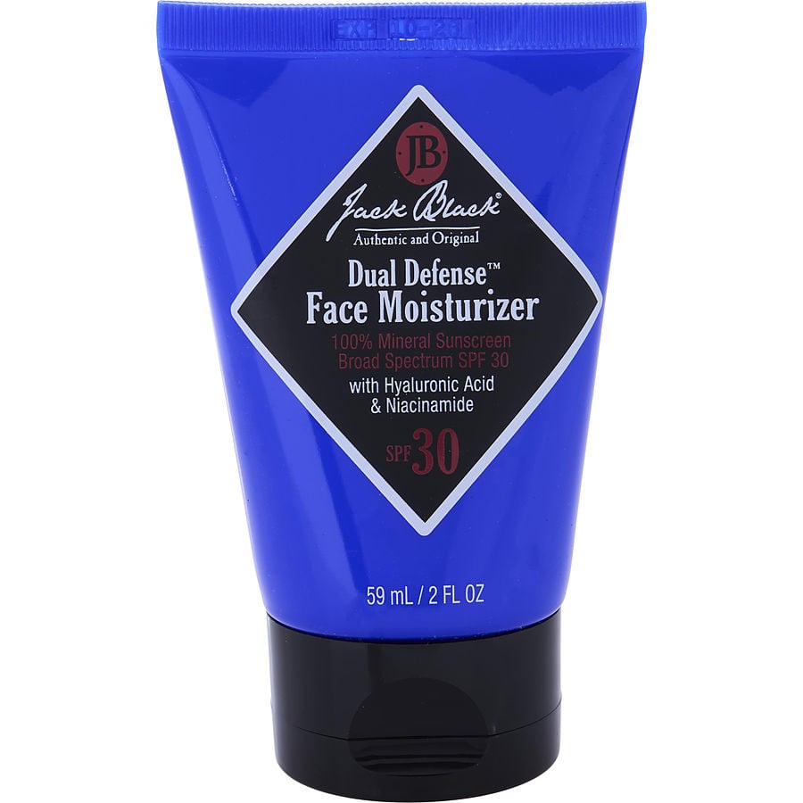 Dual Defense Face Moisturizer 100% Mineral Sunscreen Spf 30--2oz Jack Black