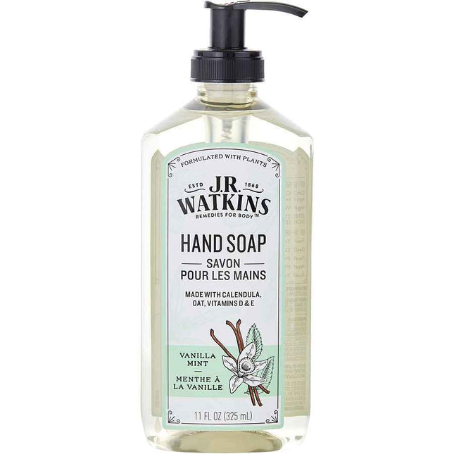 J.R. Watkins Vanilla Mint Gel Hand Soap 325ml/11oz