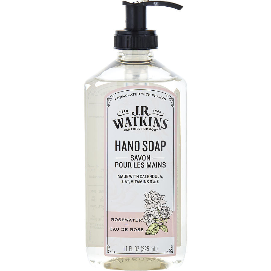 J.R. Watkins Rosewater Gel Hand Soap 325ml/11oz