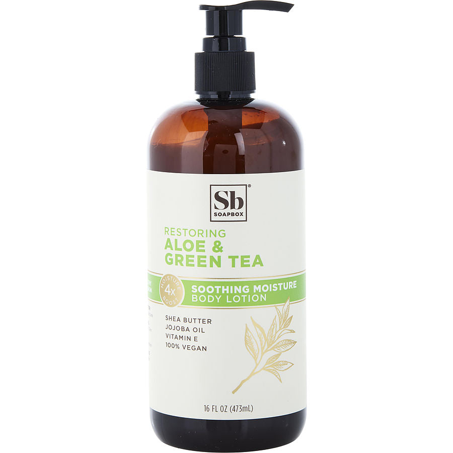 Soapbox Aloe & Green Tea Body Lotion 473ml/16oz