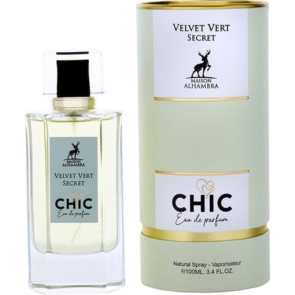 Maison Alhambra Chic Velvet Vert Secret By Maison Alhambra Eau De Parfum Spray 3.4 Oz