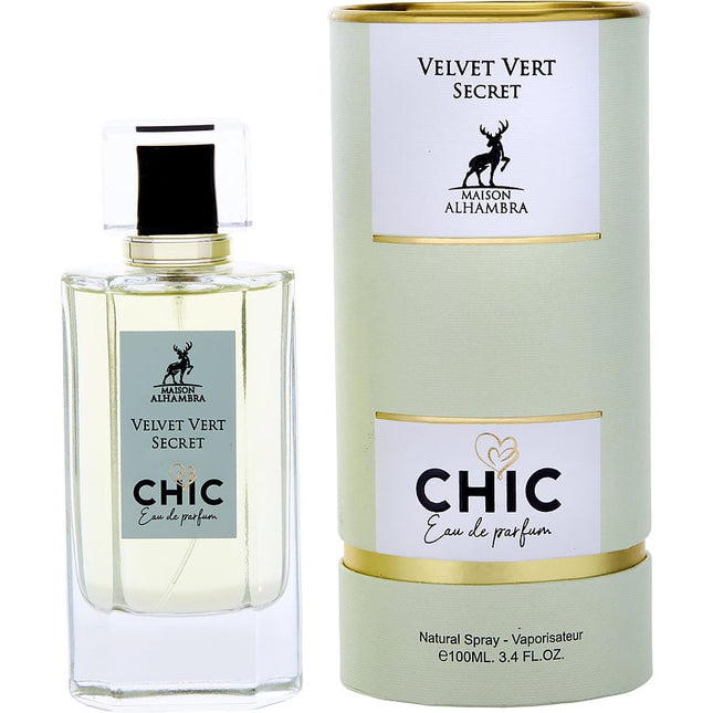 Maison Alhambra Chic Velvet Vert Secret By Maison Alhambra Eau De Parfum Spray 3.4 Oz