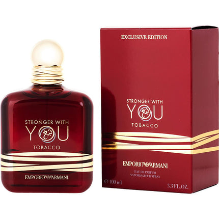 Emporio Armani Stronger With You Tobacco By Giorgio Armani Eau De Parfum Spray 3.3 Oz