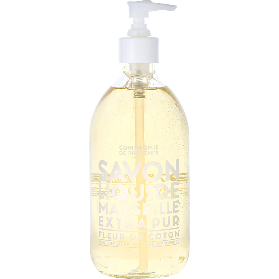Liquid Marseille Soap Cotton Flower  --495ml/16.9oz Compagnie De Provence