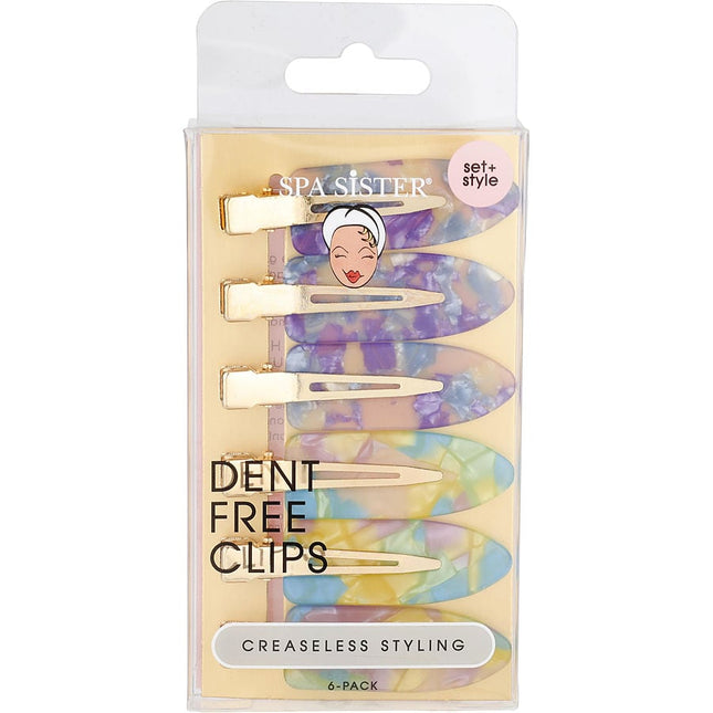 Spa Accessories Spa Sister Dent Free Clips - Purple / Blue Quartz 6 Pcs