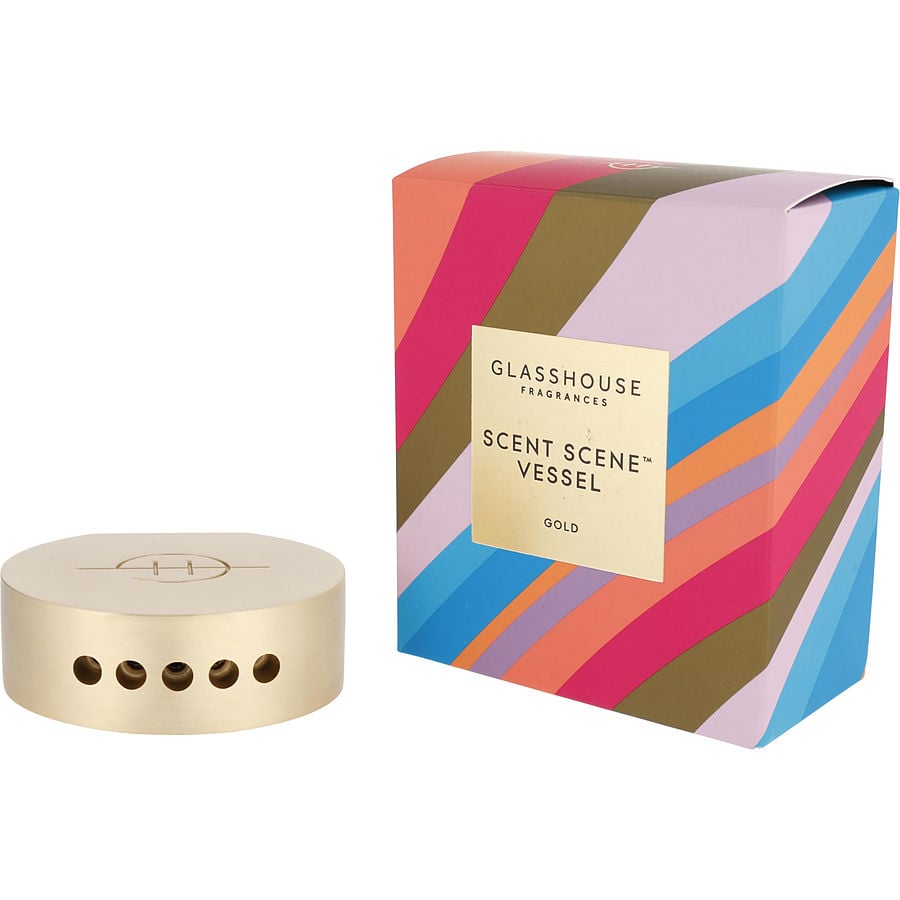 Glasshouse Scent Scene Gold Metal Vessel