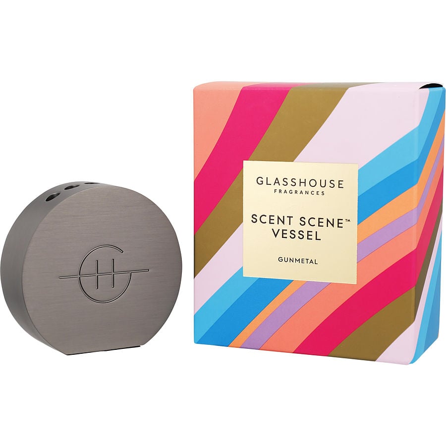 Glasshouse Scent Scene Black Metal Vessel
