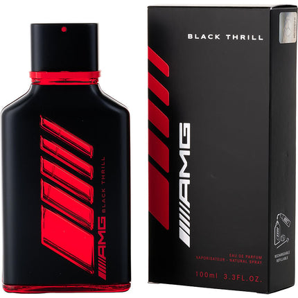 Amg Black Thrill By Mercedes-benz Eau De Parfum Refillable Spray 3.3 Oz