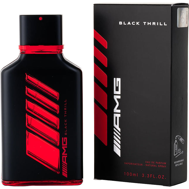 Amg Black Thrill By Mercedes-benz Eau De Parfum Refillable Spray 3.3 Oz