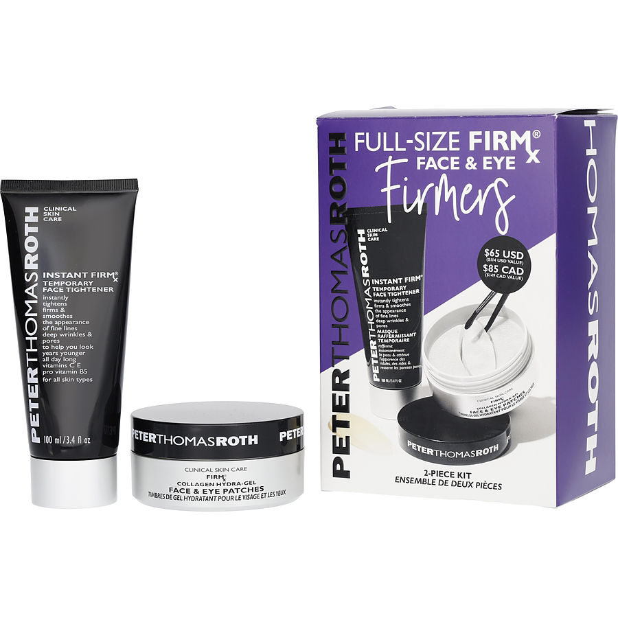 Peter Thomas Roth Full-Size Firmx Face & Eye Firmers Kit: Tightener 100ml + Patches 90ct --2pcs