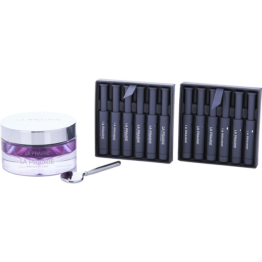 La Prairie Platinum Rare Intensive 2 Step Treatment: Haute Rejuvenation Cream 20ml + 12x Concentrate Ampoules 0.7ml --13pcs