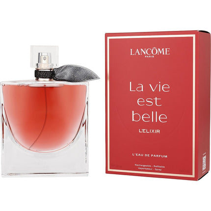 La Vie Est Belle L'elixir By Lancome L'eau De Parfum Refillable Spray 3.4 Oz