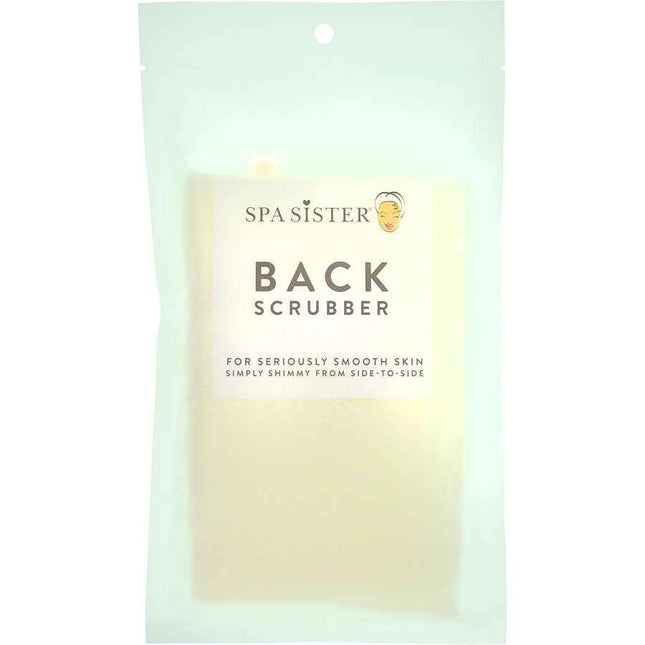 Spa Accessories Spa Sister Seriously Smooth Back Scrubber - Beige
