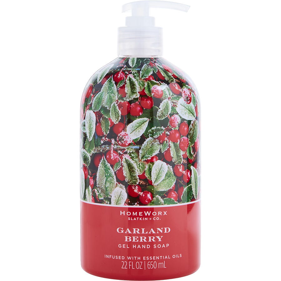 Homeworx Garland Berry By Slatkin + Co. Gel Hand Soap 22 Oz Slatkin + Co.