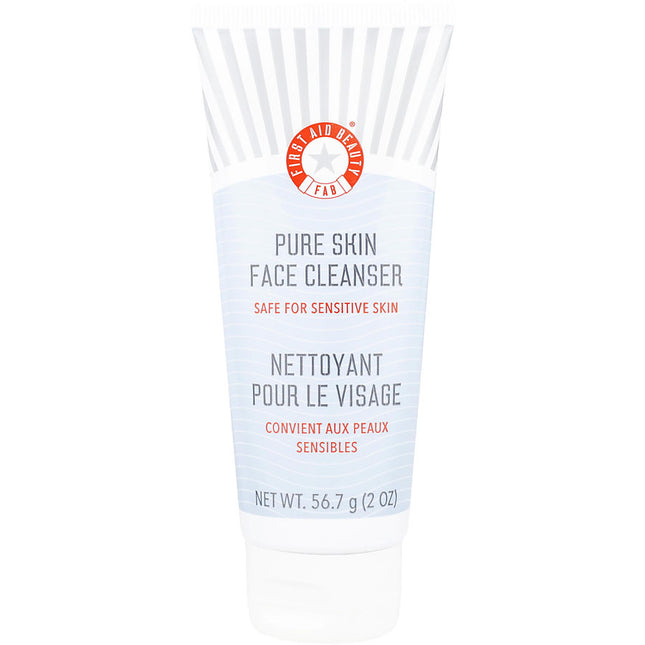 First Aid Beauty Pure Skin Face Cleanser (For Sensitive Skin) 56.7g/2oz