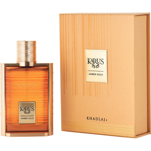 Khadlaj Karus Amber Gold By Khadlaj Eau De Parfum Spray 3.4 Oz Khadlaj
